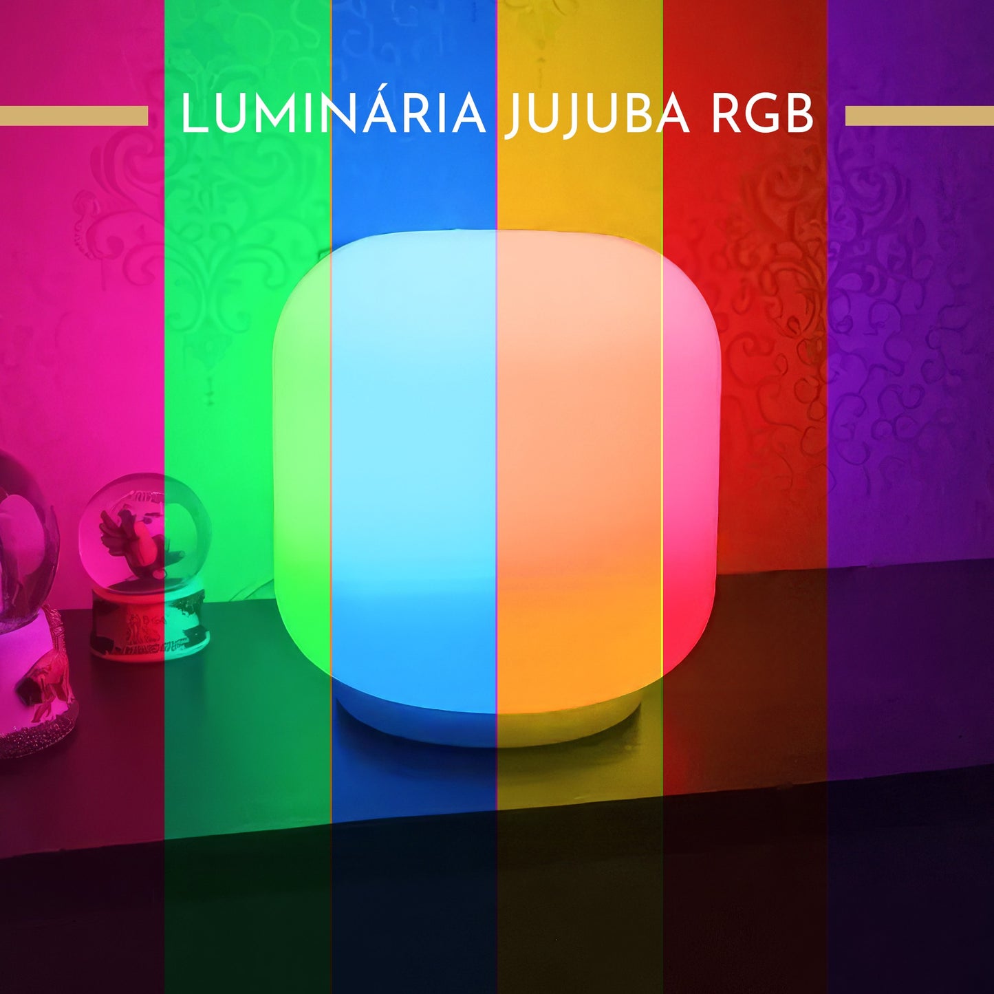Luminária Jujuba RGB 8W