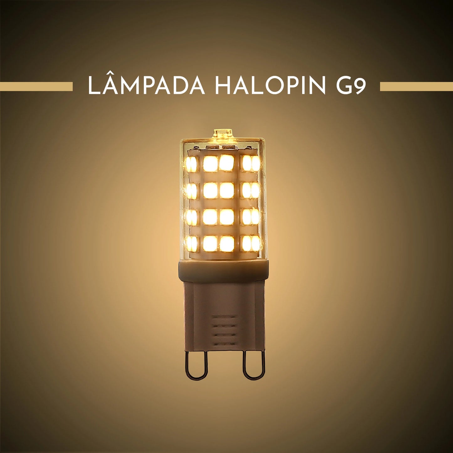 Lâmpada Halopin G9 7W Luz Amarela